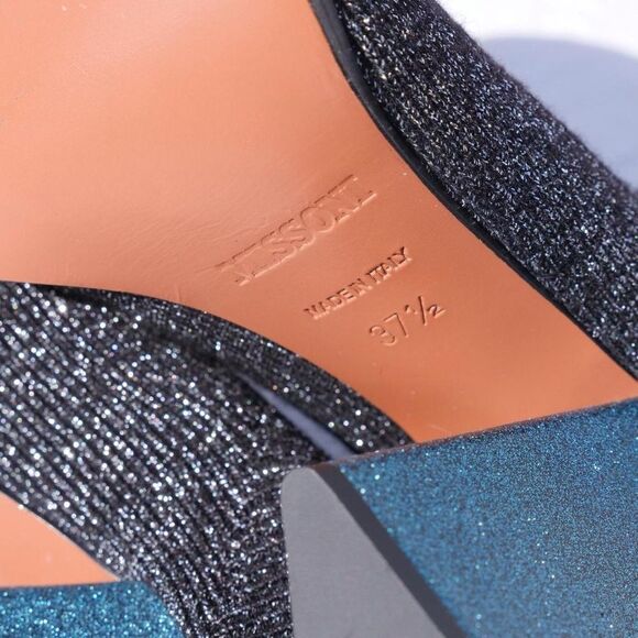 Missoni sparkle knit‎ over the knee peep toe sock boots - Picture 5 of 9